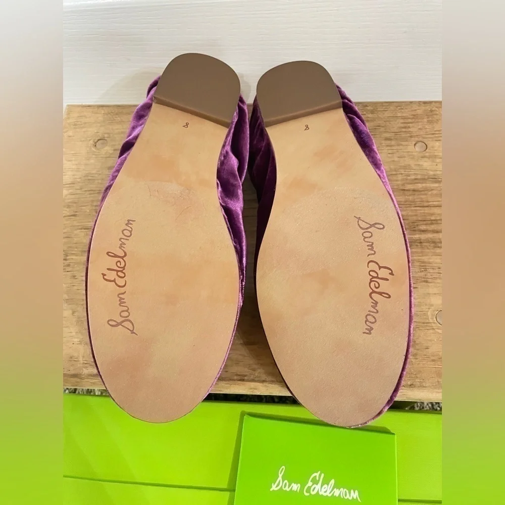 SAM EDELMAN Deep Orchid Felicia Flat